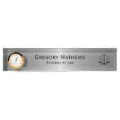 Attorney Executive Desk Name Borden Naambordje (Voorkant)