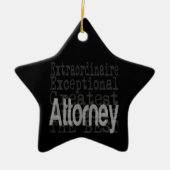 Attorney Extraordinaire Keramisch Ornament (Voorkant)