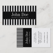 Attorney Full Bars B/W Visitekaartje (Voorkant / Achterkant)