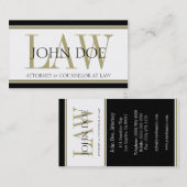 Attorney Gold LAW Visitekaartje (Voorkant / Achterkant)