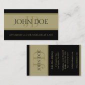 Attorney Golden Banner Visitekaartje (Voorkant / Achterkant)