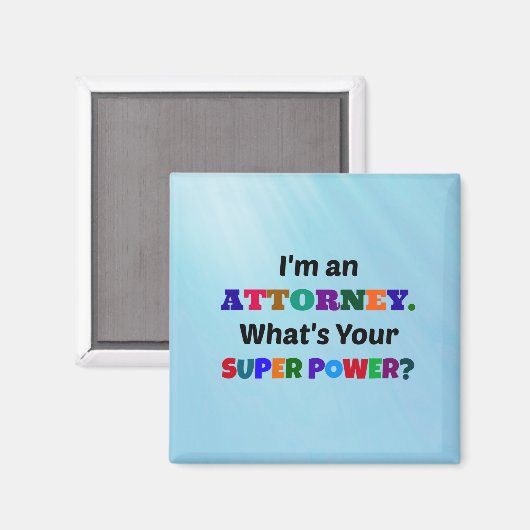 Attorney Humor Magneet (Voorkant / Achterkant)