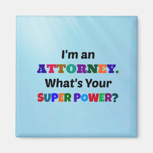 Attorney Humor Magneet (Voorkant)