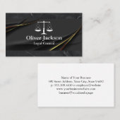Attorney | Justice Scales | Law Visitekaartje (Voorkant / Achterkant)