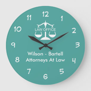 Attorney Kantoor Business Logo Wall Clocks Grote Klok