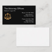Attorney Kantoor Multi Location Design Visitekaartje (Voorkant / Achterkant)