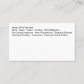 Attorney Law Kantoor Logo Visitekaartjes (Achterkant)