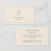 Attorney Lawyer Business Logo Visitekaartje (Voorkant / Achterkant)