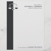 Attorney/Lawyer - Charcoal Gray briefhead Briefhoofd (Voorkant)