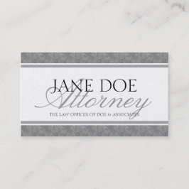 Attorney Lawyer Law Firma Script Blue Marble Platn Visitekaartje