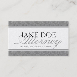 Attorney Lawyer Law Firma Script Blue Marble Platn Visitekaartje