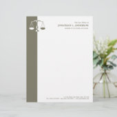 Attorney/Lawyer letterhead Briefhoofd Sjabloon (Staand voorkant)