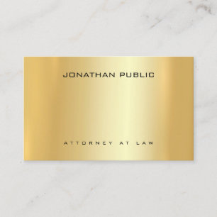 Attorney Lawyer Professional Gold Sjabloon Law Visitekaartje
