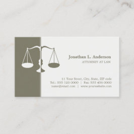 Attorney/Lawyer Professional visitekaartje