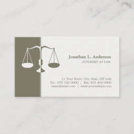 Attorney/Lawyer Professional visitekaartje