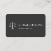 Attorney Lawyer Visitekaartje (Voorkant)