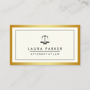Attorney Legal Lawyer Black Scale Professional Visitekaartje