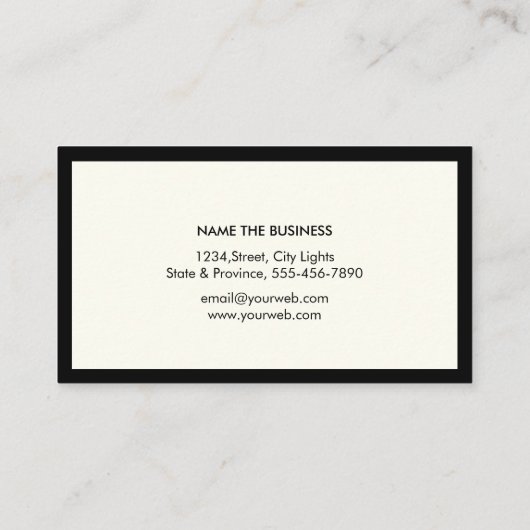 Attorney Legal Lawyer Black Scale Professional Visitekaartje (Achterkant)