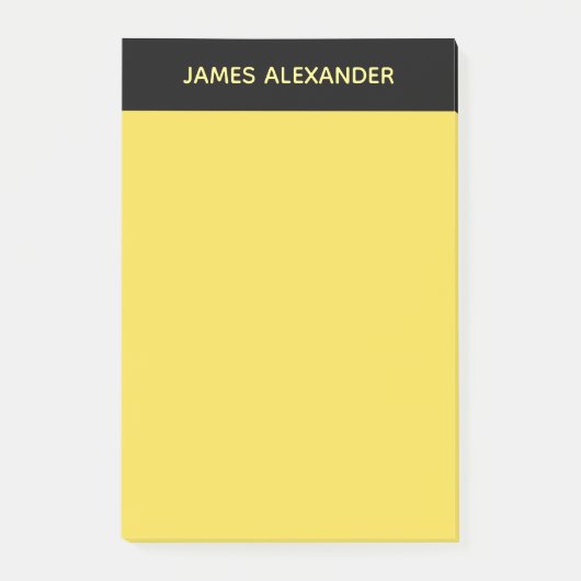 Attorney Legal Yellow Paper Post-it® Notes (Voorkant)