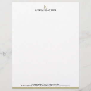Attorney Letterhead Briefhoofd Ontwerp