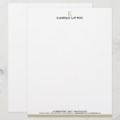 Attorney Letterhead Briefhoofd Ontwerp (Voorkant / Achterkant)