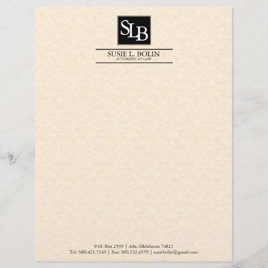 ATTORNEY LETTERHEAD BRIEFHOOFD SJABLOON (Voorkant)