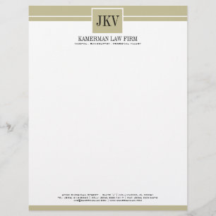Attorney Letterhead Custom Briefhoofd