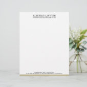 Attorney Letterhead Gepersonaliseerd Briefhoofd (Staand voorkant)