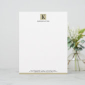 Attorney Letterhead Persoonlijk Briefhoofd (Staand voorkant)