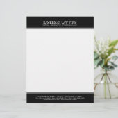 Attorney Letterhead Persoonlijk Briefhoofd (Staand voorkant)