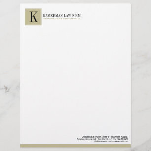Attorney Letterhead Persoonlijk Briefhoofd