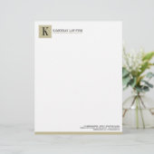 Attorney Letterhead Persoonlijk Briefhoofd (Staand voorkant)