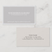 Attorney Light Grey Group Visitekaartje (Voorkant / Achterkant)