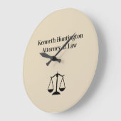 Attorney Logo Law Kantoor Clock Grote Klok (Hoek)