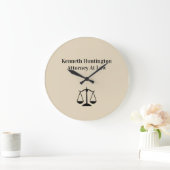 Attorney Logo Law Kantoor Clock Grote Klok (Huis)