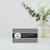 Attorney Logo Professional Visitekaartje (Staand voorkant)