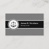 Attorney Logo Professional Visitekaartje (Voorkant)