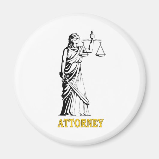 ATTORNEY MAGNEET (Voorkant)