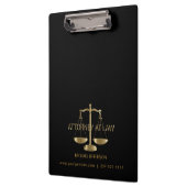 Attorney of Law - Black and Gold Klembord (Links)