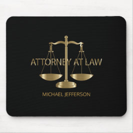Attorney of Law - Black and Gold Muismat
