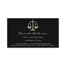 Attorney of Law Black Golden Scale Lawyer Custom