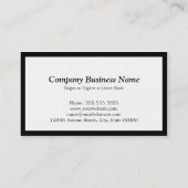 Attorney of Law - Clean Stylish Monogram Visitekaartje (Achterkant)