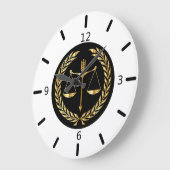 Attorney of Law Large Clock Grote Klok (Hoek)