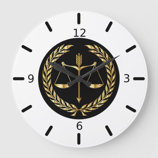 Attorney of Law Large Clock Grote Klok (Voorkant)