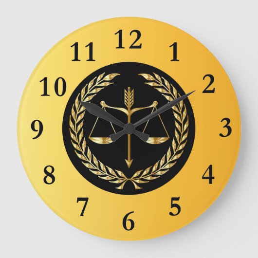 Attorney of Law Large Clock Grote Klok (Voorkant)