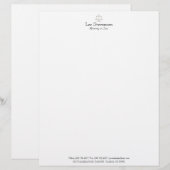 Attorney of Law Letterhead Briefhoofd (Voorkant / Achterkant)