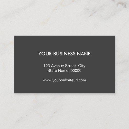 Attorney of Law - Modern Black White Wave Kijk Visitekaartje (Achterkant)