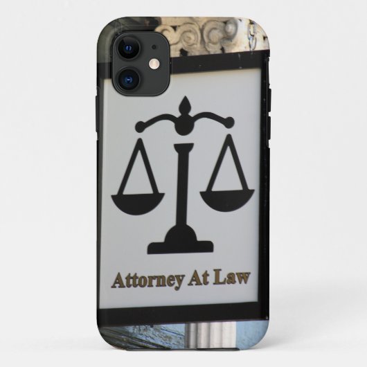 Attorney of Law Sign Case-Mate iPhone Case (Achterkant)