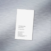 Attorney of Law Trendy minimalist Elegant Simple Magnetisch Visitekaartje (Voorbeeld)