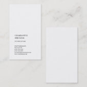 Attorney of Law Trendy minimalist Elegant Simple Visitekaartje (Voorkant / Achterkant)